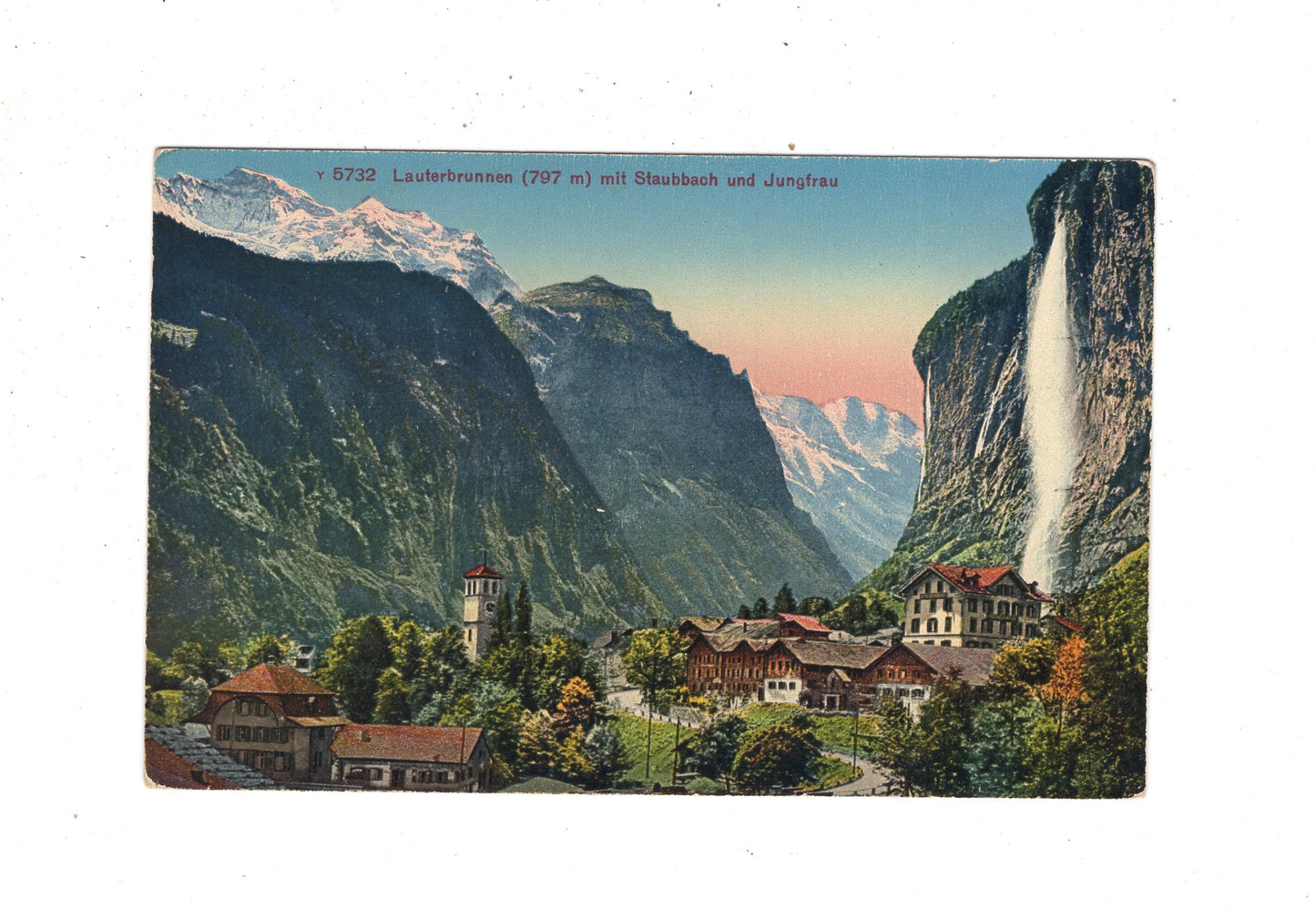 Ansichtskarte Lauterbrunnen / Schweiz