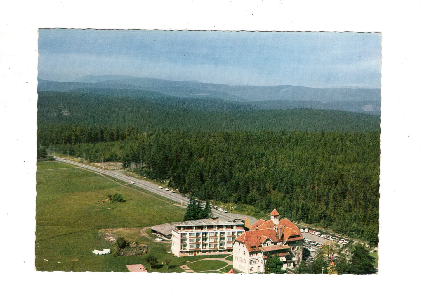Ansichtskarte Kurhotel Kniebis-Lamm an der Schwarzwaldhochstraße / K1-48