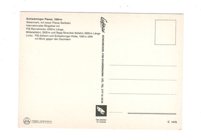 Ansichtskarte Planai Schladming / Steiermark / Österreich