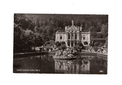 Ansichtskarte Schloss Linderhof / Oberbayern