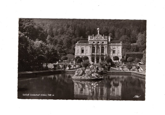 Ansichtskarte Schloss Linderhof / Oberbayern