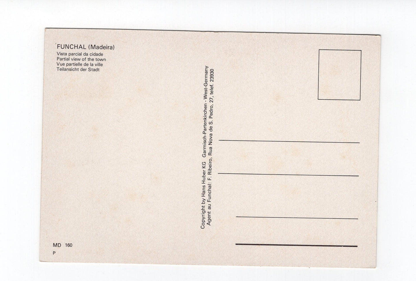 Ansichtskarte Madeira / Funchal / Portugal