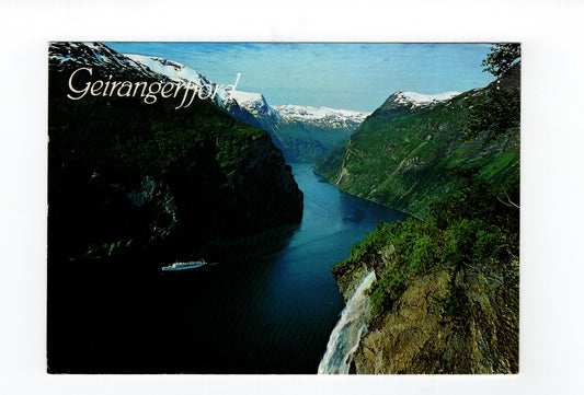 Ansichtskarte Geirangerfjord / Norwegen