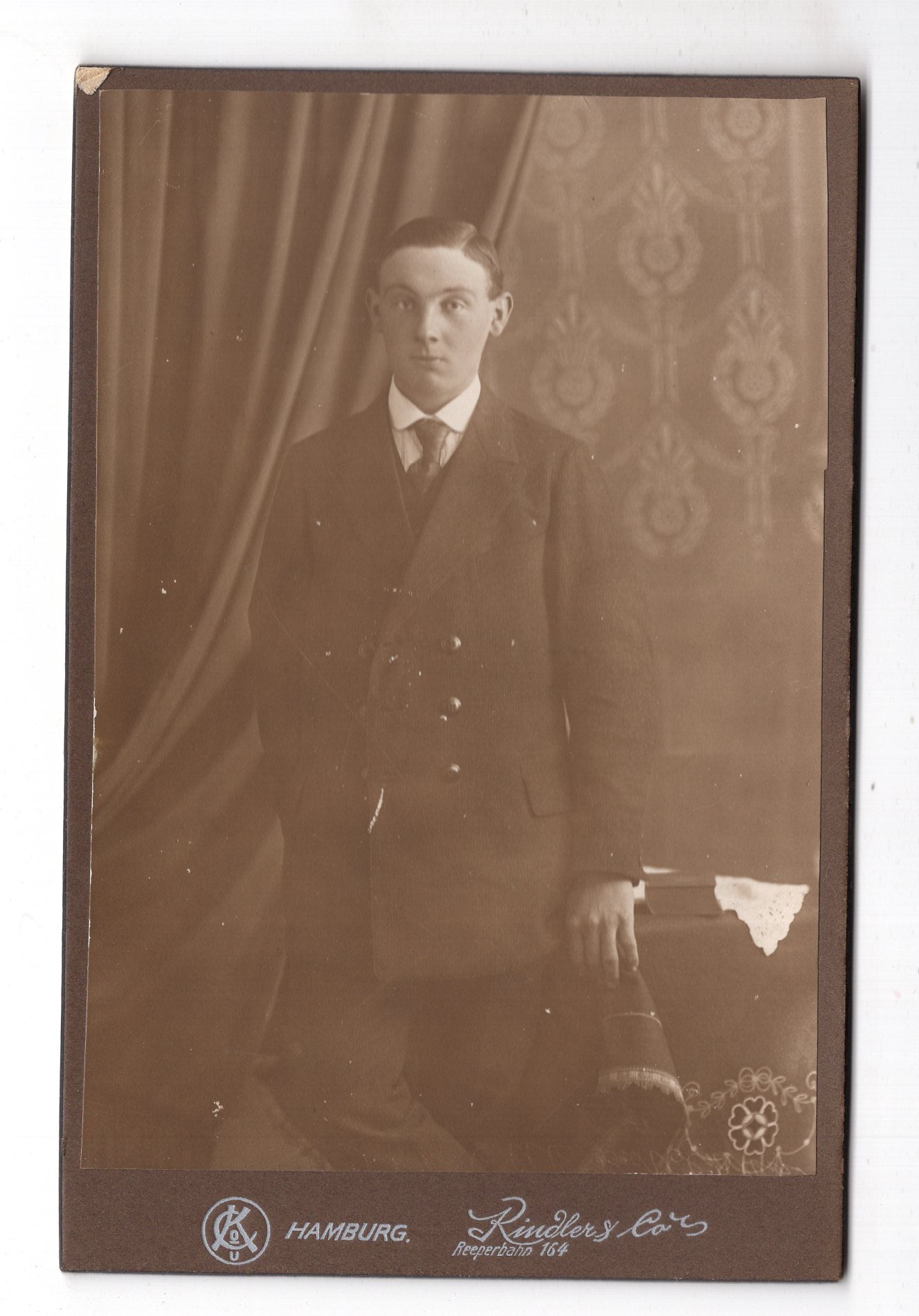 Fotografie Feiner Herr - Hamburg 1910er / CAB W-35
