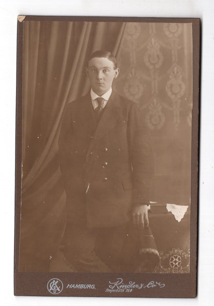 Fotografie Feiner Herr - Hamburg 1910er / CAB W-35