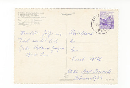 Ansichtskarte Münster / Tirol / Österreich