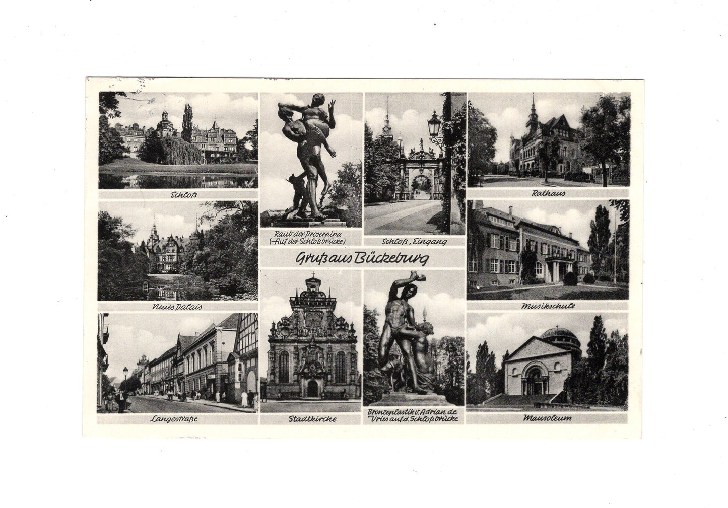 Ansichtskarte Bückeburg / Mausoleum +++