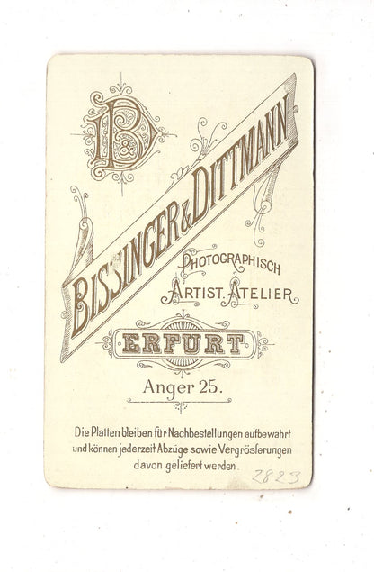 Fotografie Feines Paar - Erfurt 1880er