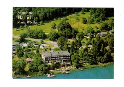 Ansichtskarte Strandhotel Harrich / Maria Wörth am Wörthersee / Kärnten / Österreich