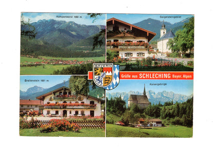 Ansichtskarte Schleching / Bayerische Alpen