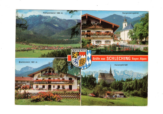 Ansichtskarte Schleching / Bayerische Alpen