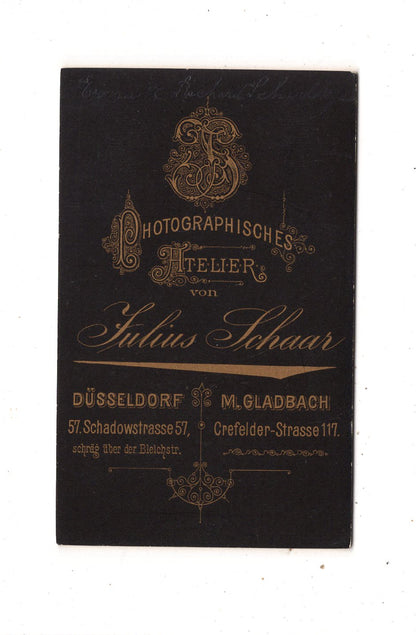 Fotografie Niedliche kleine Kinder / benannt - Düsseldorf & Mönchengladbach 1880er