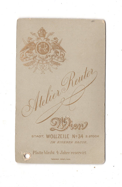 Fotografie Herrenportrait - Wien 1880er