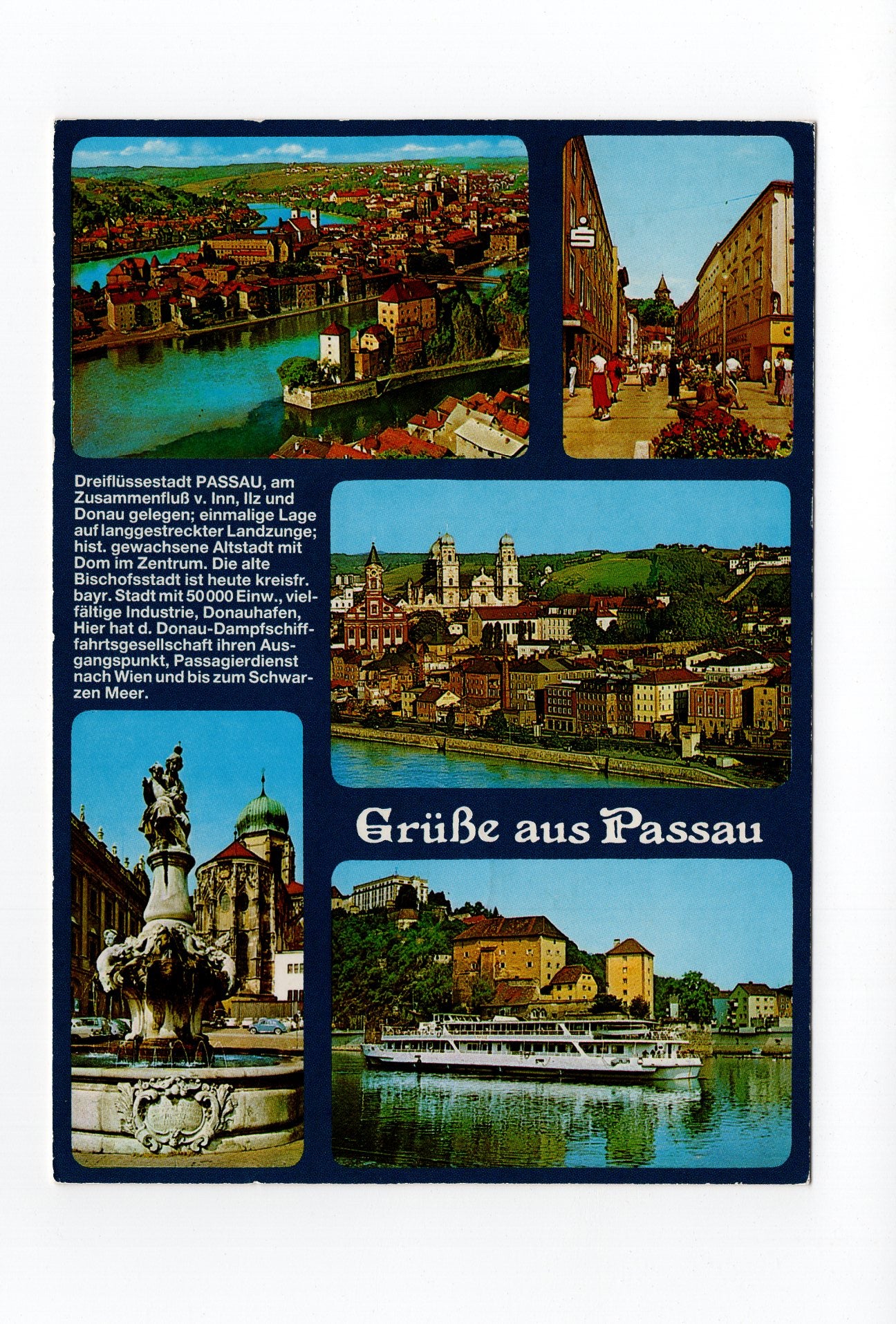 Ansichtskarte Passau / Donau