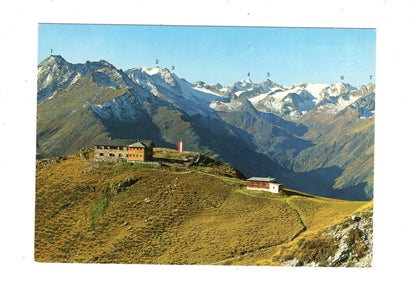 Ansichtskarte Starkenburger Hütte gegen Oberbergtal / Österreich / O1-53