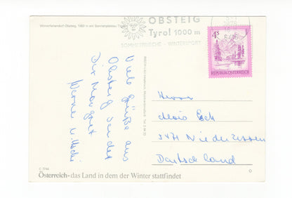 Ansichtskarte Obsteig / Tirol / Österreich
