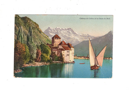 Ansichtskarte Chateau de Chillon / Schweiz