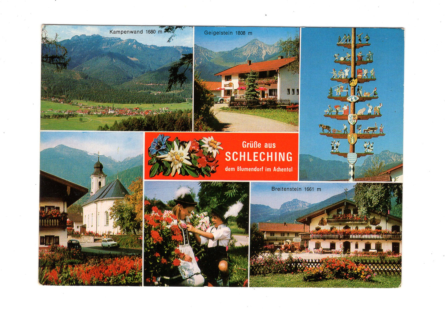 Ansichtskarte Schleching im Achental / Bayerische Alpen