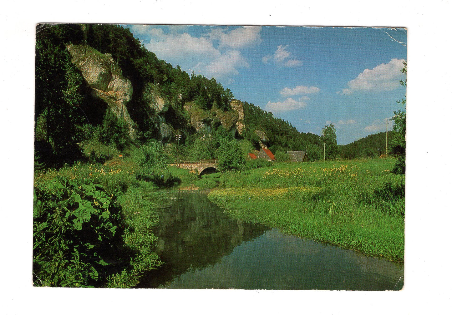 Ansichtskarte Trubachtal mit Römerbrücke zwischen Obertrubach & Wolfsberg / H1-61