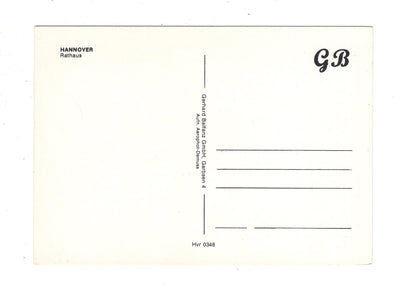 Ansichtskarte Hannover / Rathaus / J1-55