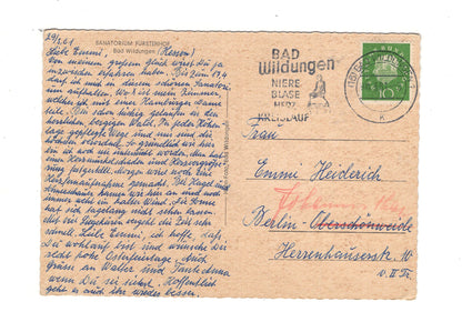 Ansichtskarte Bad Wildungen / Sanatorium Fürstenhof