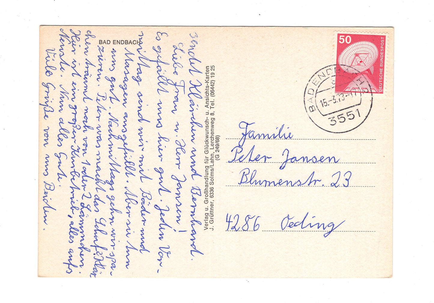 Ansichtskarte Bad Endbach