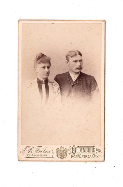Fotografie Feines Paar - Oldenburg um 1890
