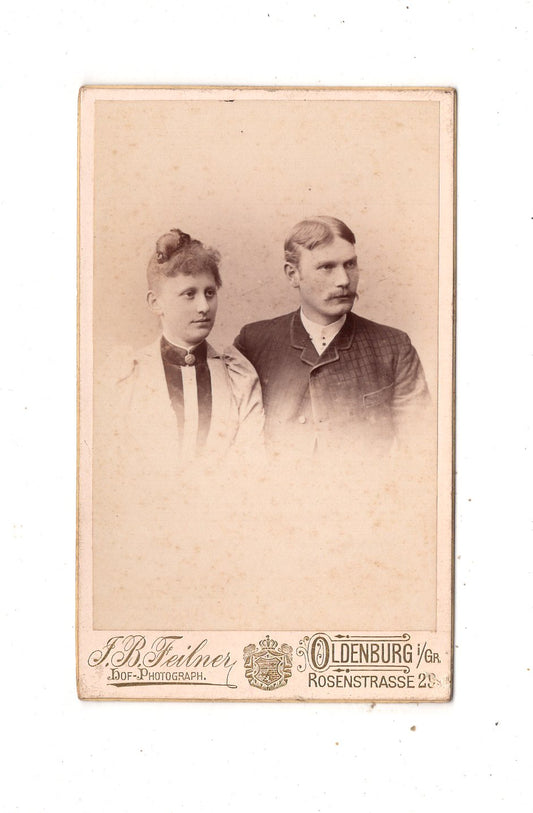Fotografie Feines Paar - Oldenburg um 1890