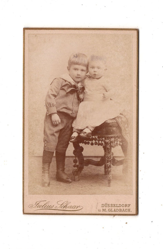 Fotografie Niedliche kleine Kinder - Düsseldorf & Mönchengladbach 1880er