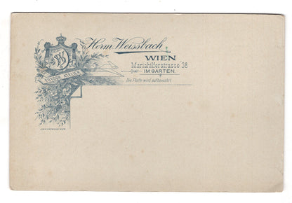 Fotografie Niedliches kleines Kind - Wien 1890er / CAB U-32