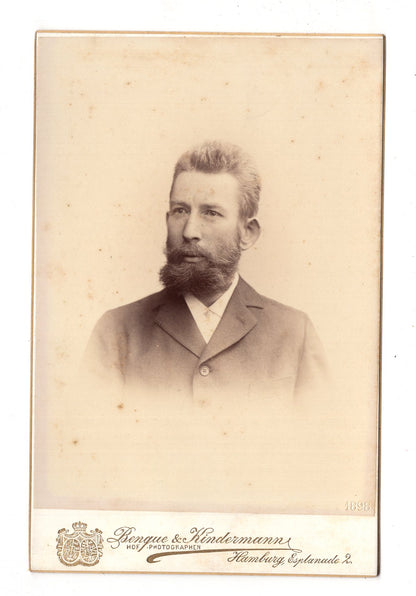 Fotografie Feiner Herr - Hamburg 1898 / CAB W-35