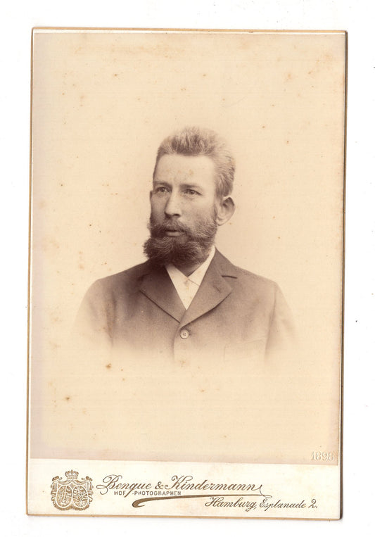 Fotografie Feiner Herr - Hamburg 1898 / CAB W-35