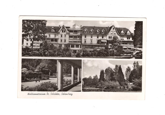 Ansichtskarte Waldsanatorium Dr. Schröder / Schömberg