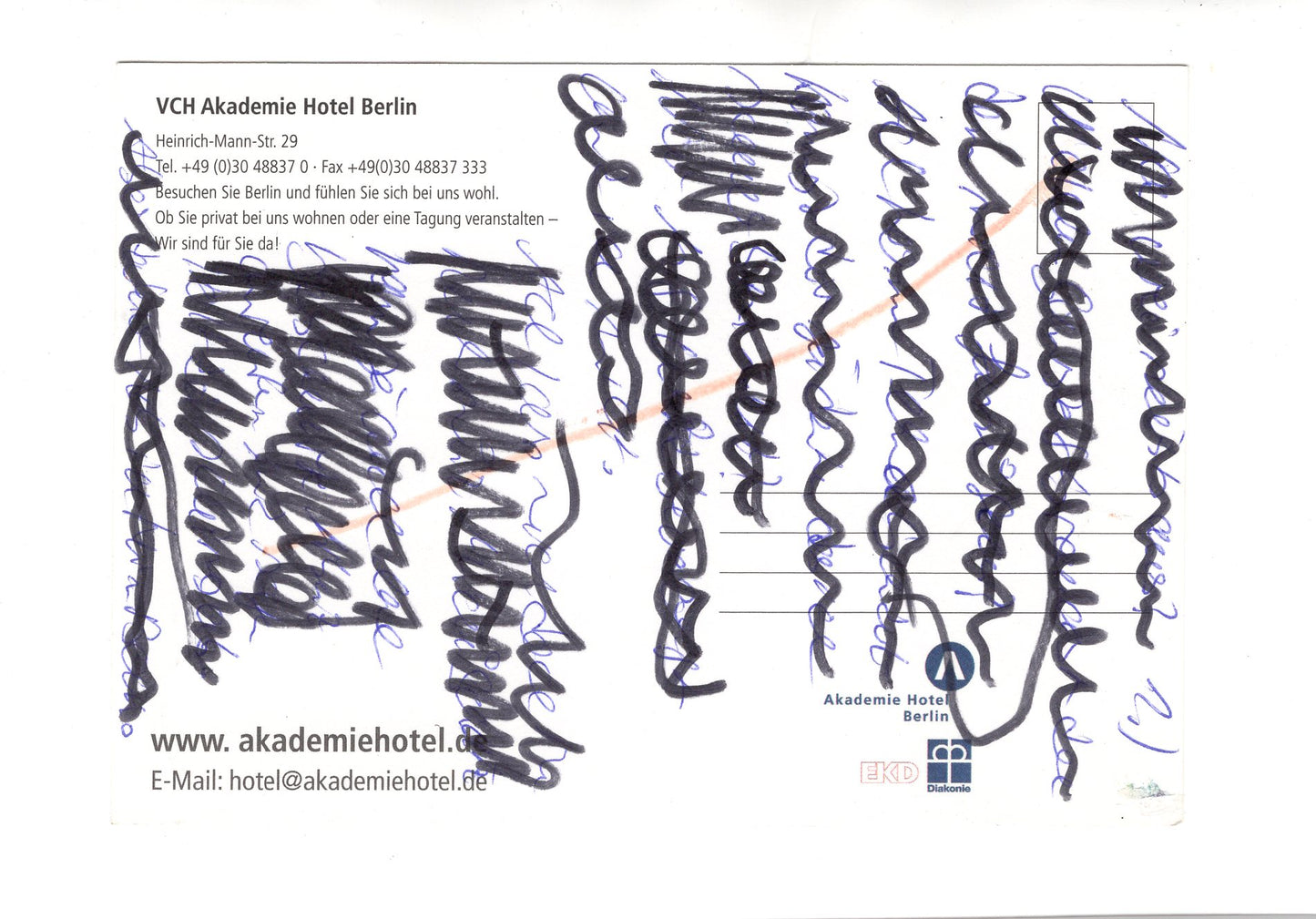 Ansichtskarte Berlin / VCH Akademie Hotel