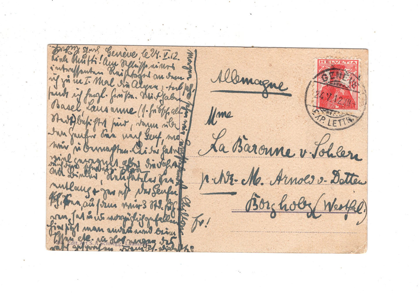 Ansichtskarte Chateau de Chillon / Schweiz