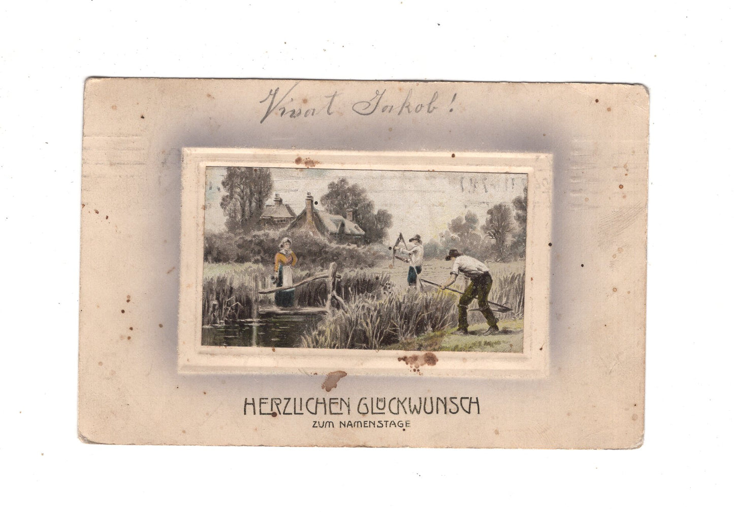 Ansichtskarte Glückwünsche / Glückwunsch zum Namenstag / L1-63