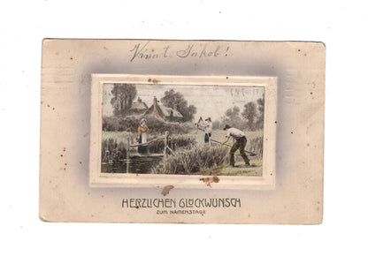 Ansichtskarte Glückwünsche / Glückwunsch zum Namenstag / L1-63