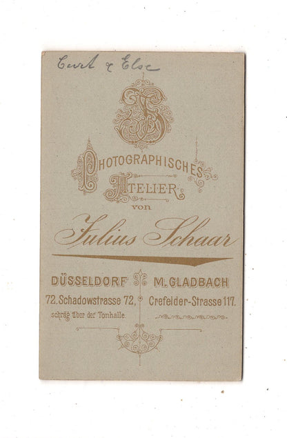 Fotografie Niedliche kleine Kinder - Düsseldorf & Mönchengladbach 1880er