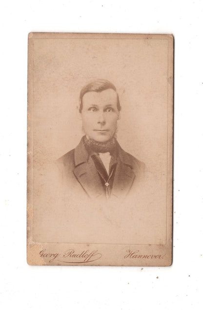 Fotografie Herrenportrait - Hannover um 1880