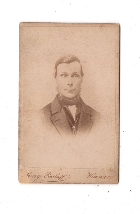 Fotografie Herrenportrait - Hannover um 1880