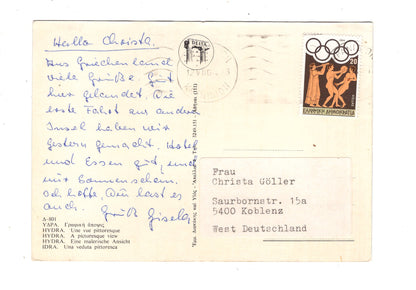 Ansichtskarte Hydra / Griechenland / N1-54