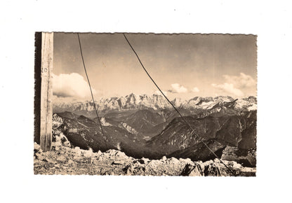 Ansichtskarte Blick vom Branderschrofen auf Zugspitze +++