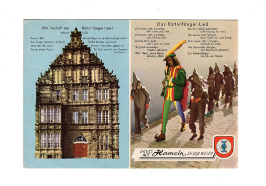 Ansichtskarte Hameln an der Weser / Rattenfänger-Lied / I1-60