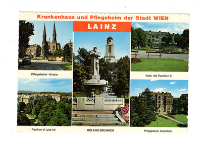 Ansichtskarte Krankenhaus und Pflegeheim der Stadt Wien - Lainz / Österreich / O1-53