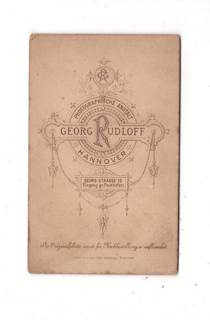 Fotografie Herrenportrait - Hannover um 1880