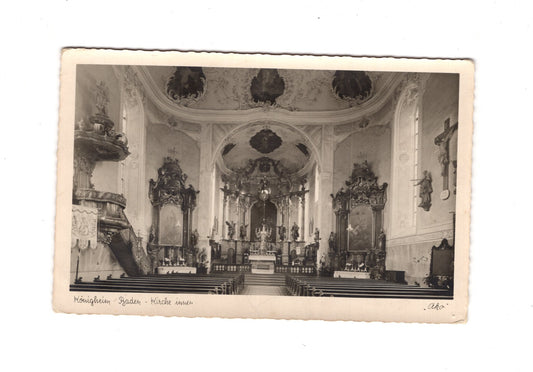 Ansichtskarte Königheim / Baden / Kirche