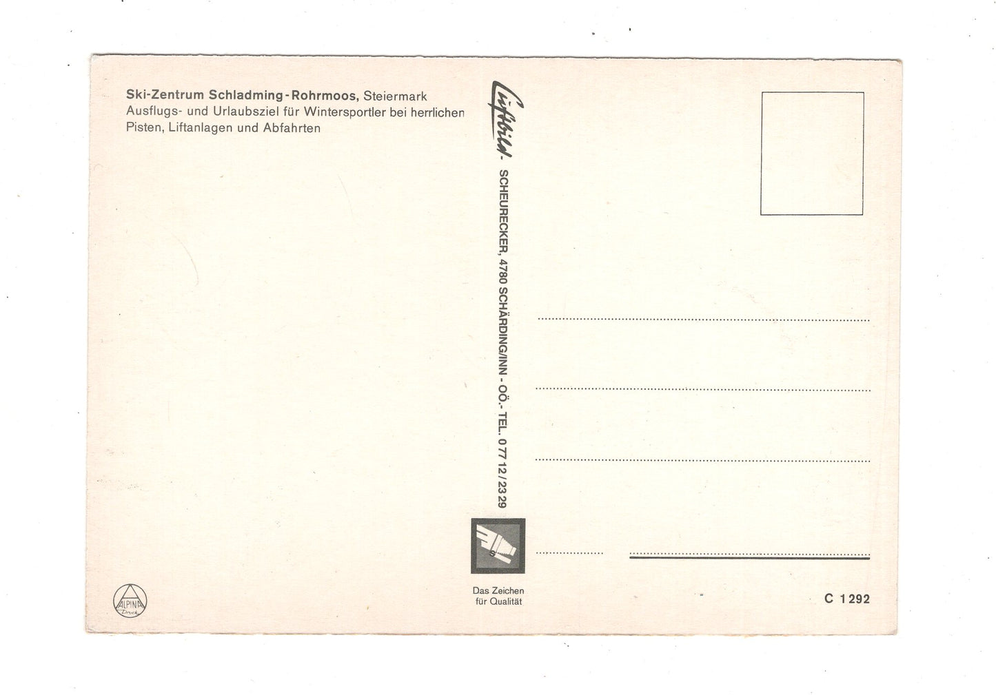 Ansichtskarte Schladming-Rohrmoos / Steiermark / Österreich