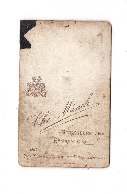 Fotografie Damenportrait - Straßburg 1890er