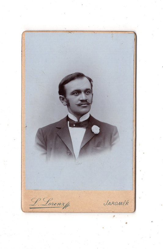 Fotografie Herrenportrait - Jaromer 1890er