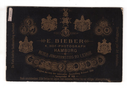 Fotografie Feiner Herr / Konsul Thörl - Hamburg 1880er / CAB W-35